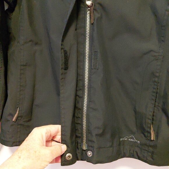 Eddie Bauer Men's WeatherEdge Waterproof Jacket Black Medium - Picture 9 of 10